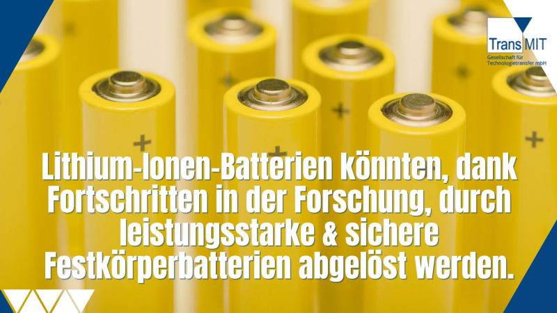 Auf dem Weg zu leistungsstarken Festkörperbatterien